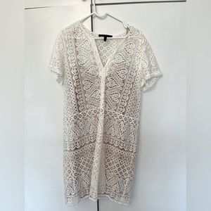 BCBG Maxazria Gardenia off white lace dress size M